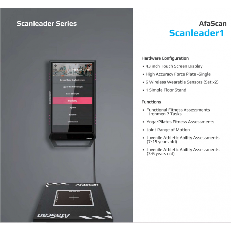 Scan Leadership AfaScan ScanLeader 1 人體運動機能評估系統